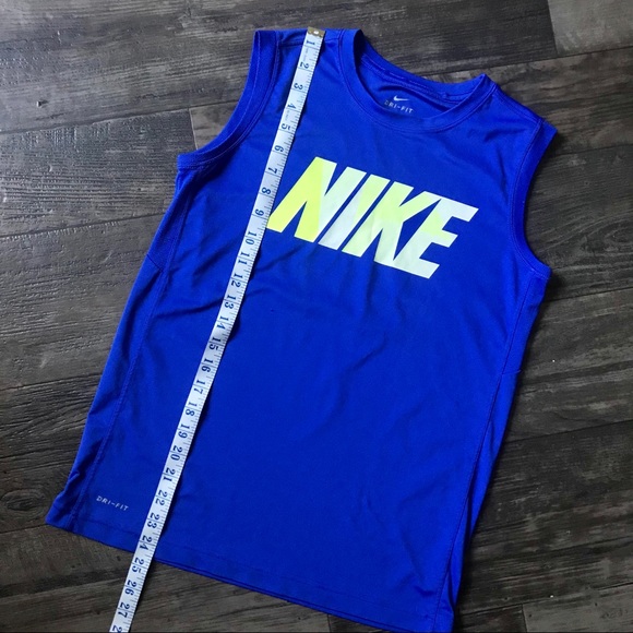 Nike DRI-FIT Sleeveless Youth Athletic Shirt - Picture 6 of 9